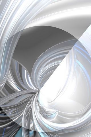 White 3D Spirals