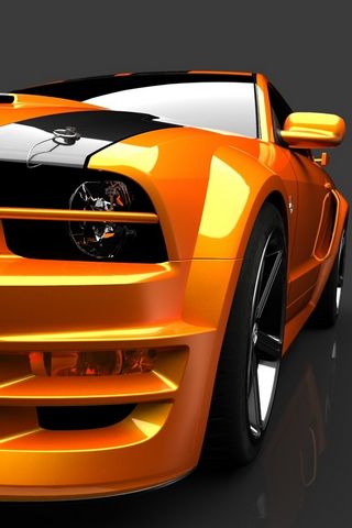 Orange-Mustang