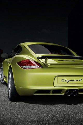 Зелений Porsche