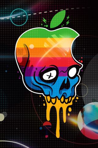 Logotipo da apple crânio HD