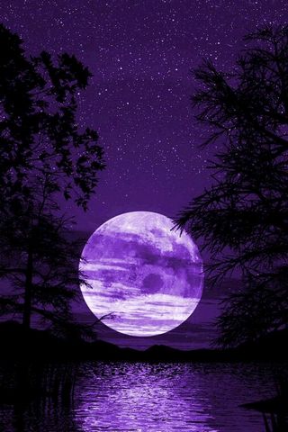 Фіолетовий місяць