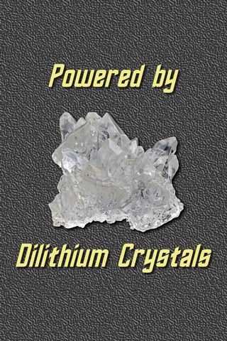 مدعوم من بلورات Dilithium