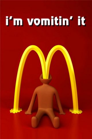 Mcdonalds vomit