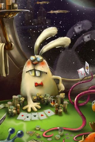 เกมส์ Bunny On Poker