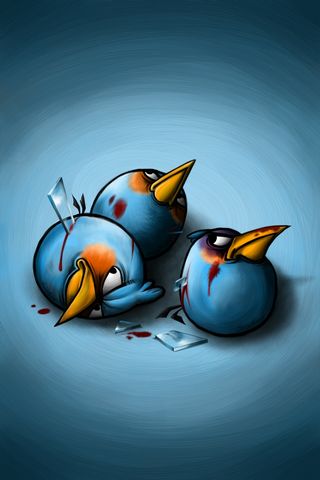 Aves com raiva