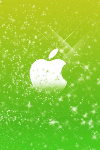 Logotipo da maçã verde