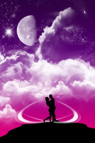 Amazing Pink Love And Kiss Wallpaper - Download to your mobile from PHONEKY