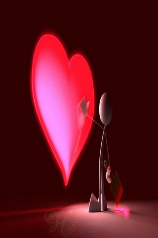 3D Wallpapers Collection Red Heart