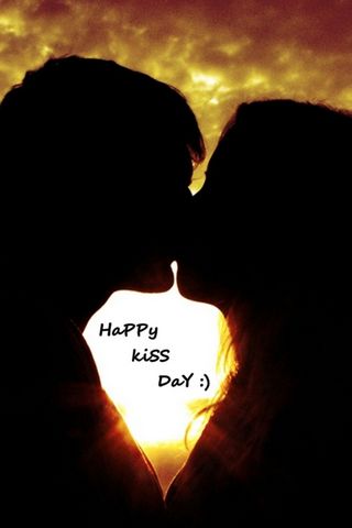 Happy Kiss Day Wallpaper - Download to your mobile from PHONEKY