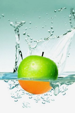 Apple In Water