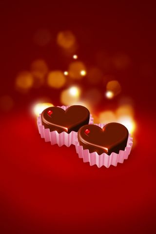 Schokoladen-Herzen