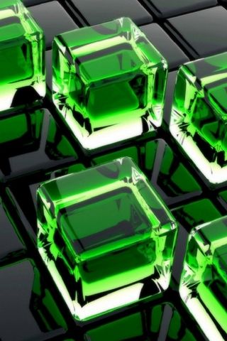 Cube สีเขียว