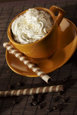 Cup Of Coffee With Cream
