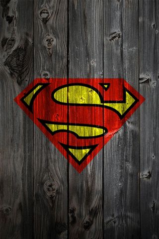 Superman-wooden
