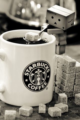 Danbo Making Coffee