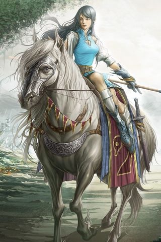 Lukisan Menunggang Kuda