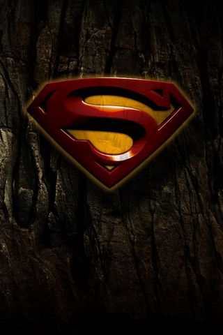 Grunge Superman Logo For IPhone