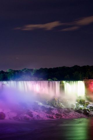 Amazing Rainbow Waterfall