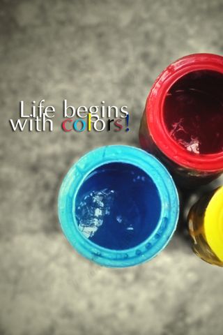रंग के साथ जीवन