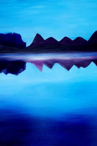 Mountain And Lake Reflection