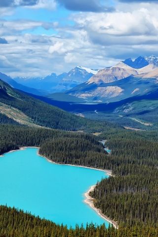 Canada Blue Lake Wallpaper - Download to your mobile from PHONEKY