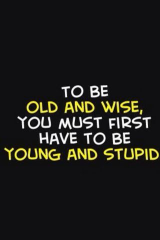 Молодой и глупый