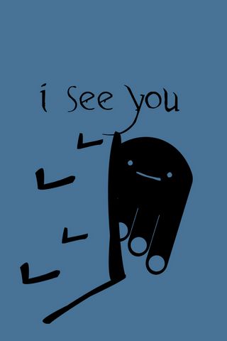 나는 너를 본다.