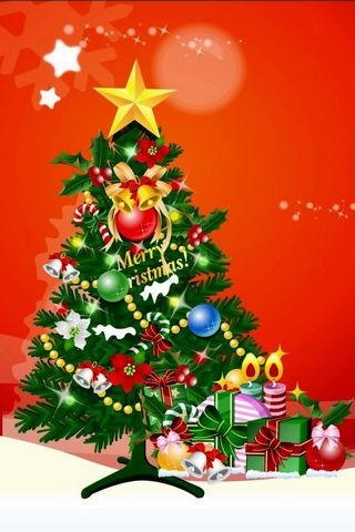 Feliz árbol de Navidad