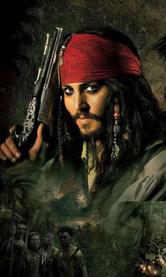 Download Capt Jack Sparrow Pirates of the Caribbean Movie Jack Sparrow Johnny  Depp Wallpaper in 1080x2400 Resolution