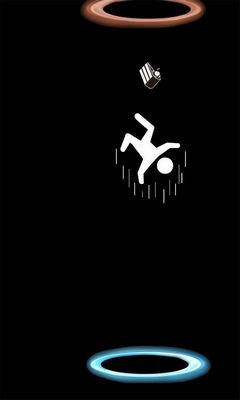 Portal 2 Falling Wallpaper - Download to your mobile from PHONEKY