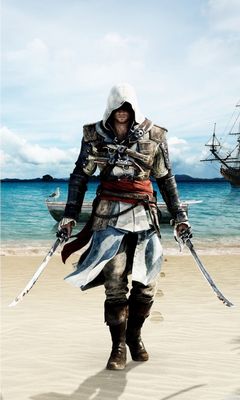 Assassins Creed 4 black flag iPhone 4s Wallpapers Free Download
