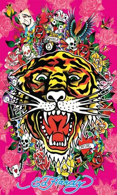 Ed Hardy Tiger Tattoo Wallpaper - Download to your mobile from PHONEKY
