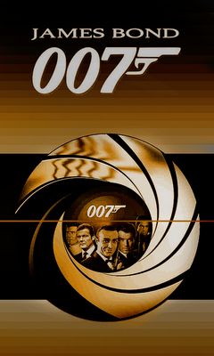 HD wallpaper: James Bond illustration, gun, the inscription, black  background | Wallpaper Flare