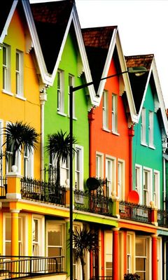 Colorful Houses Wallpaper - Download to your mobile from PHONEKY