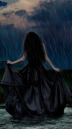 Gothic Girl In The Rain Wallpaper - Download to your mobile from PHONEKY