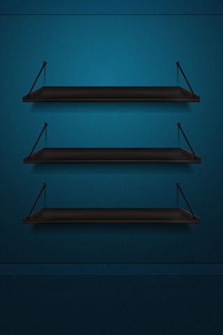 Simple Blue Shelf