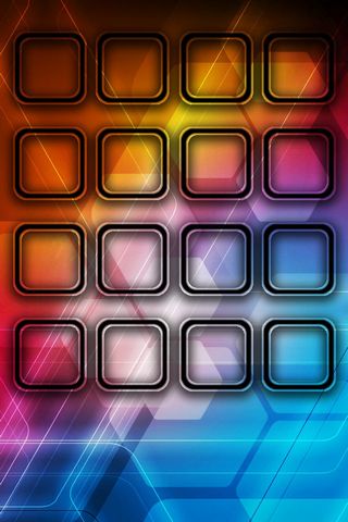 Hexa Glows - Home Screen - IP4