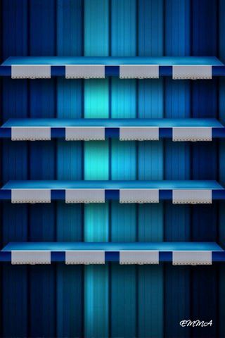 Dark Blue Shelf