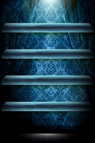 Dark Blue Shelf