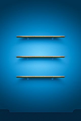 Blue BG Shelves