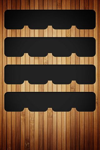 Wooden Stickers Shelf