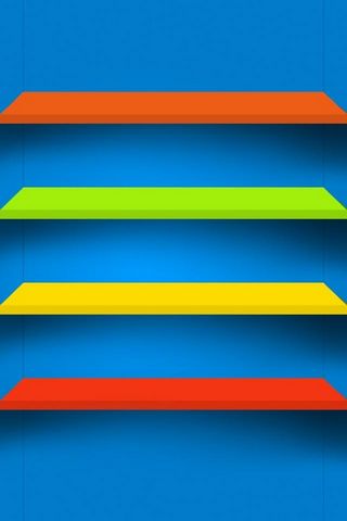 Colourful Icon Shelf