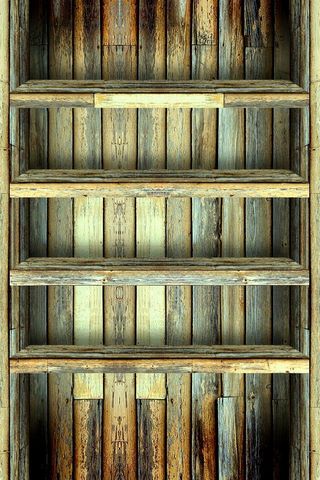 Realistic Wood Shelf