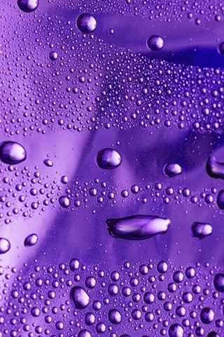Purple Water Droplets