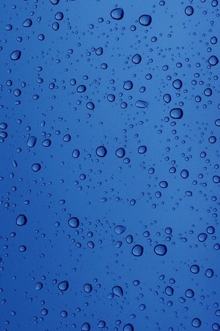 المياه الزرقاء قطرات
