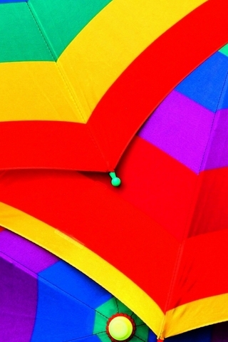 五颜六色的伞