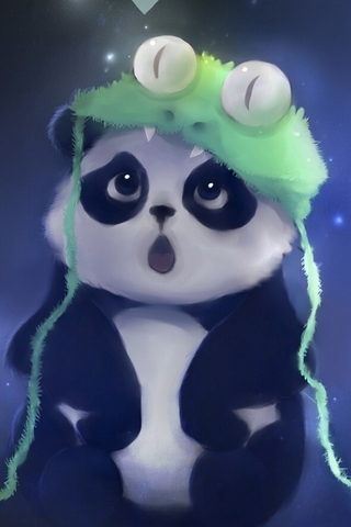 Sevimli Panda Boyama