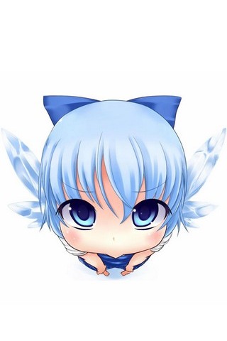 Cute Blue Anime Girl