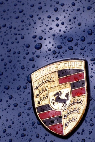 Porsche logo. Original artwork. Porsche quote. Greeting Card by Drawspots  Illustrations