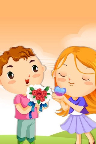 Cute Bouquet Couple